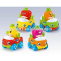 Mini Cartoon Fruit Friction Car Toys For Kids Mini Plastic Car